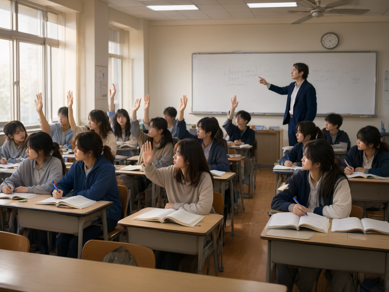 小班化课堂,学生互动学习
