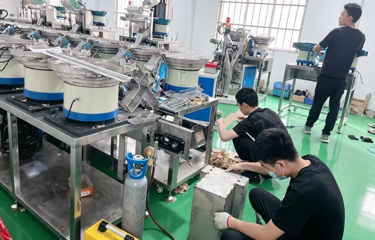 多盘振动盘包装机落地案例
