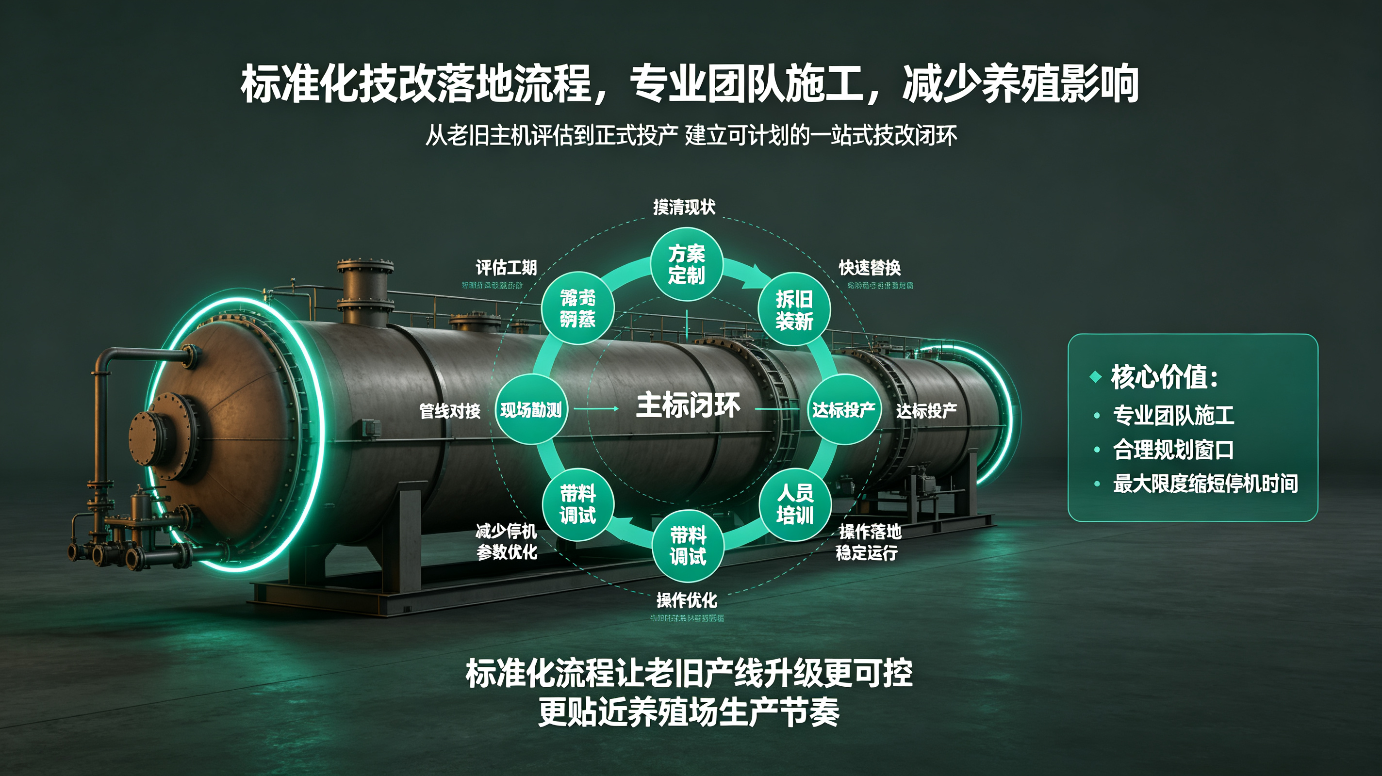 老旧烘干设备产能滞后、环保不达标?卧式闪蒸原位技改一站式升级