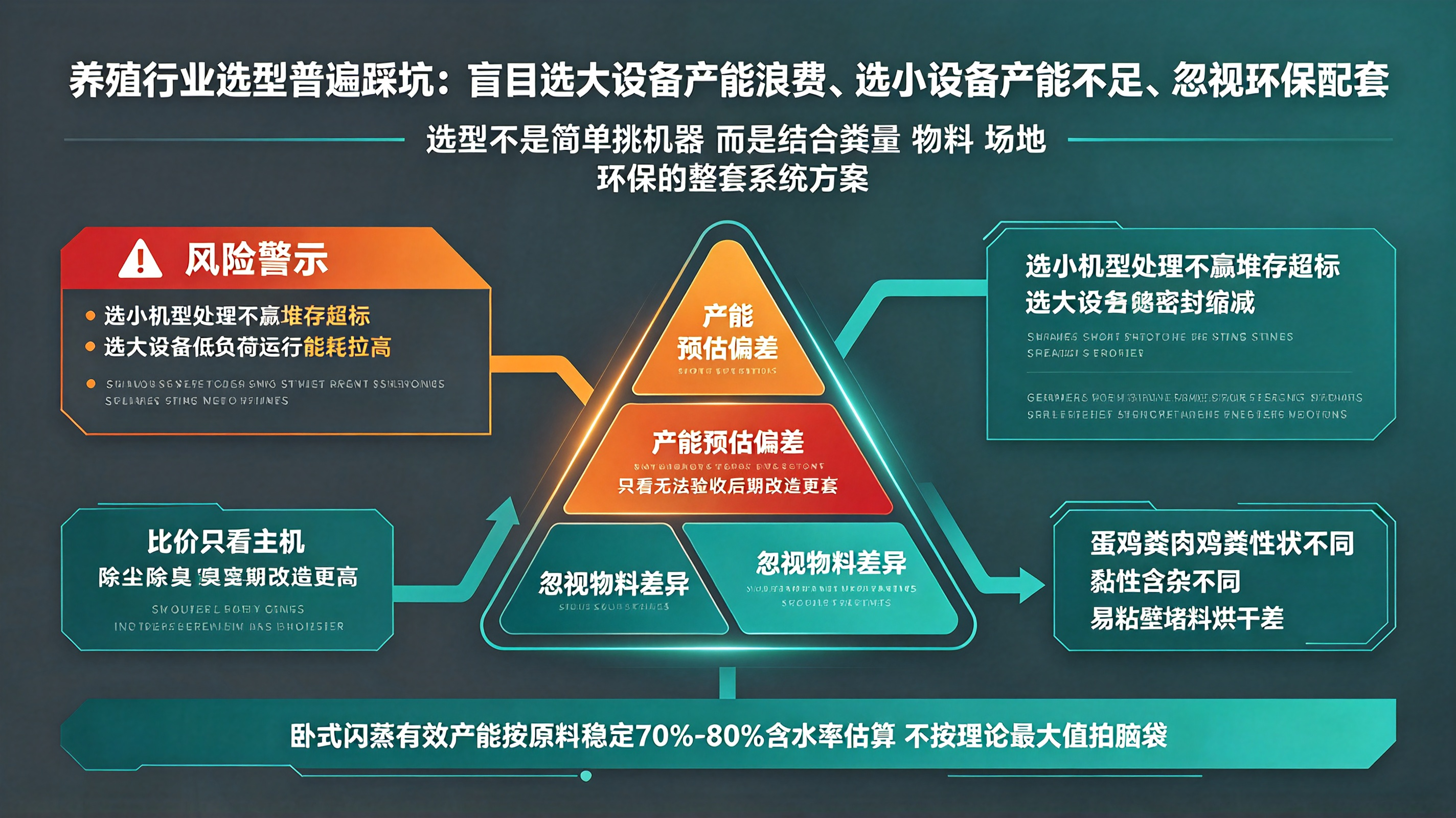 鸡粪烘干机选型别踩坑!卧式闪蒸机型怎么匹配养殖场规模