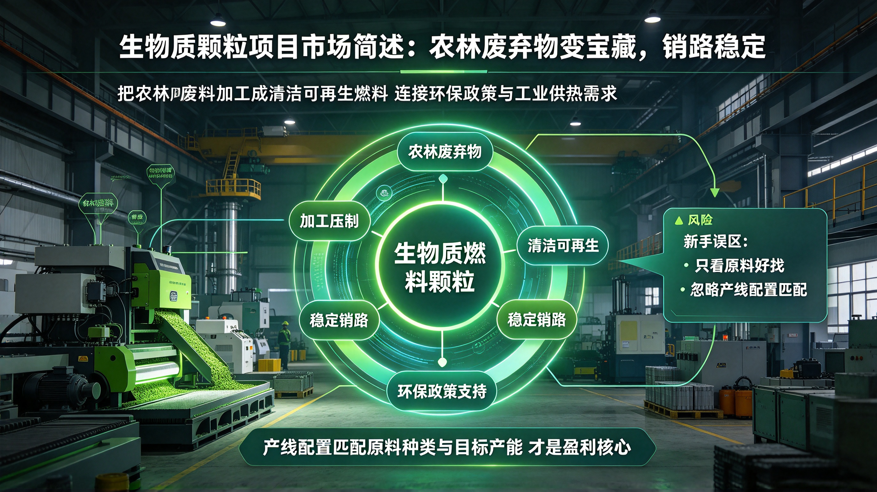 生物质颗粒生产线整套配置怎么搭?新手建厂别盲目上设备
