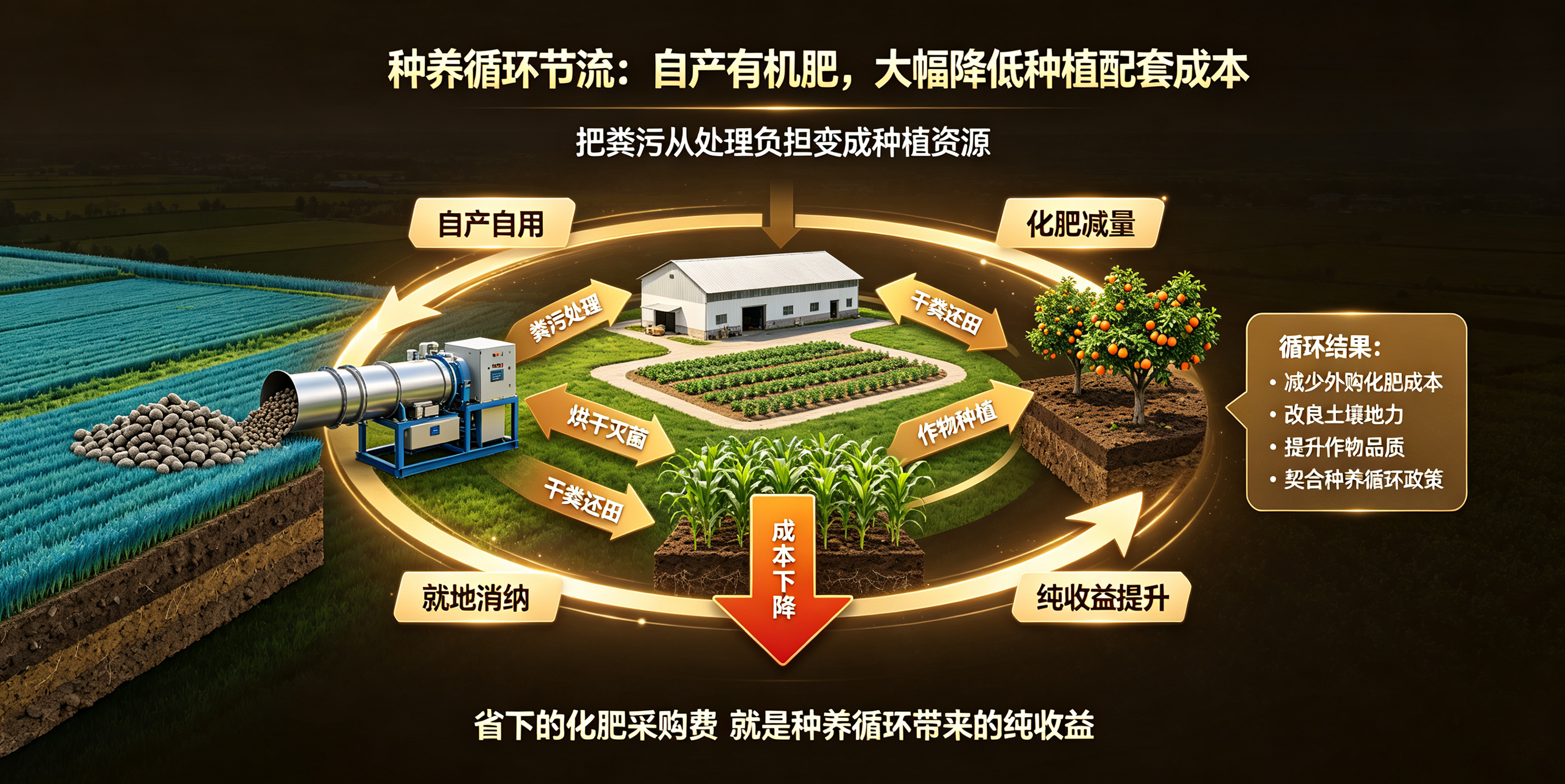 告别粪污亏本处理！智能化烘干帮养殖场压缩运维成本、放大盈利