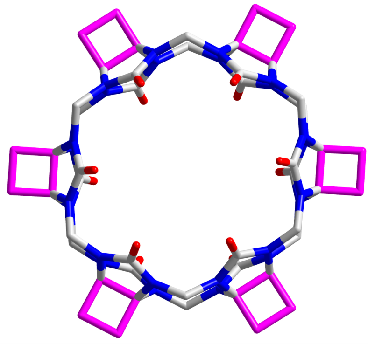 All-cyclobutyl cucurbit[n]uril [6] (CyB6CB[6])