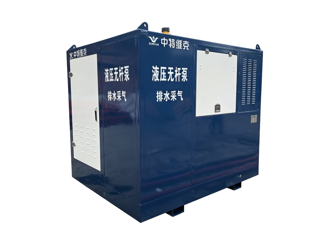 Hydraulic rodless production pump skid