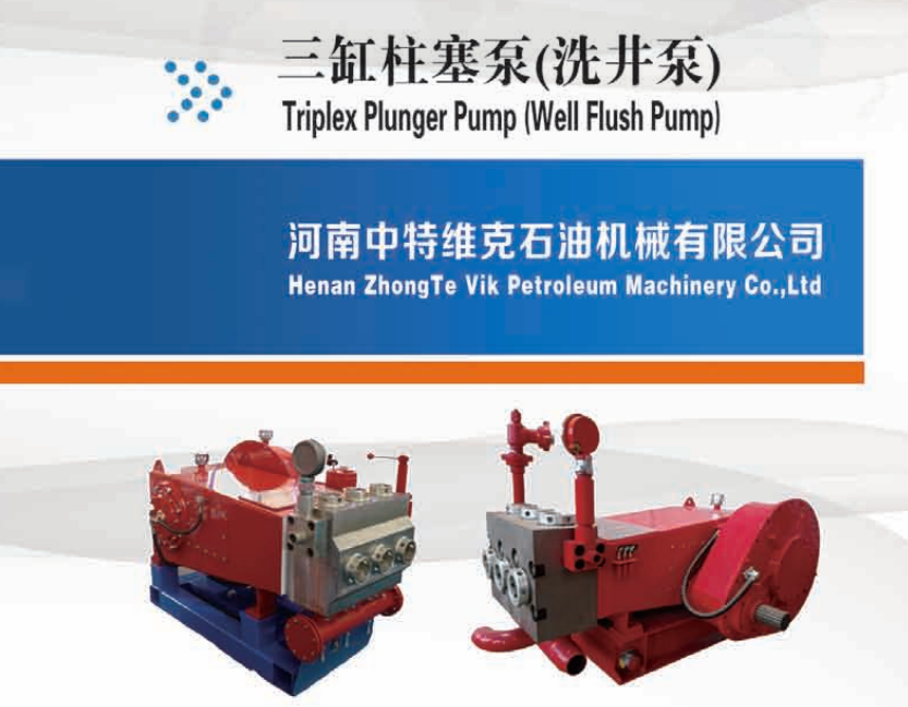 Triplex plunger pump