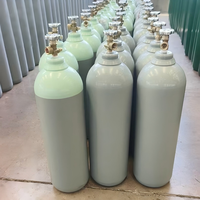 Industrial cylinder welding workshop