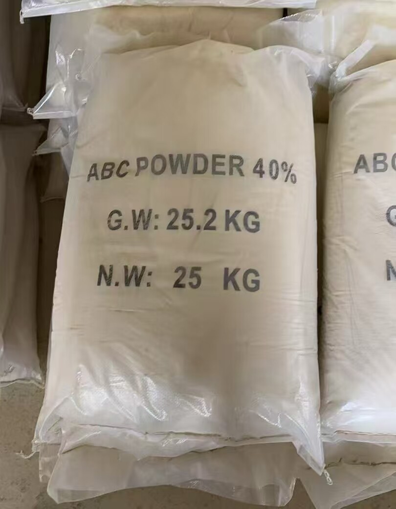 Dry Powder Fire Extinguisher Instruction Label
