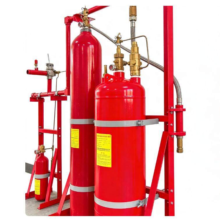 Marine fire extinguisher lifeboat station