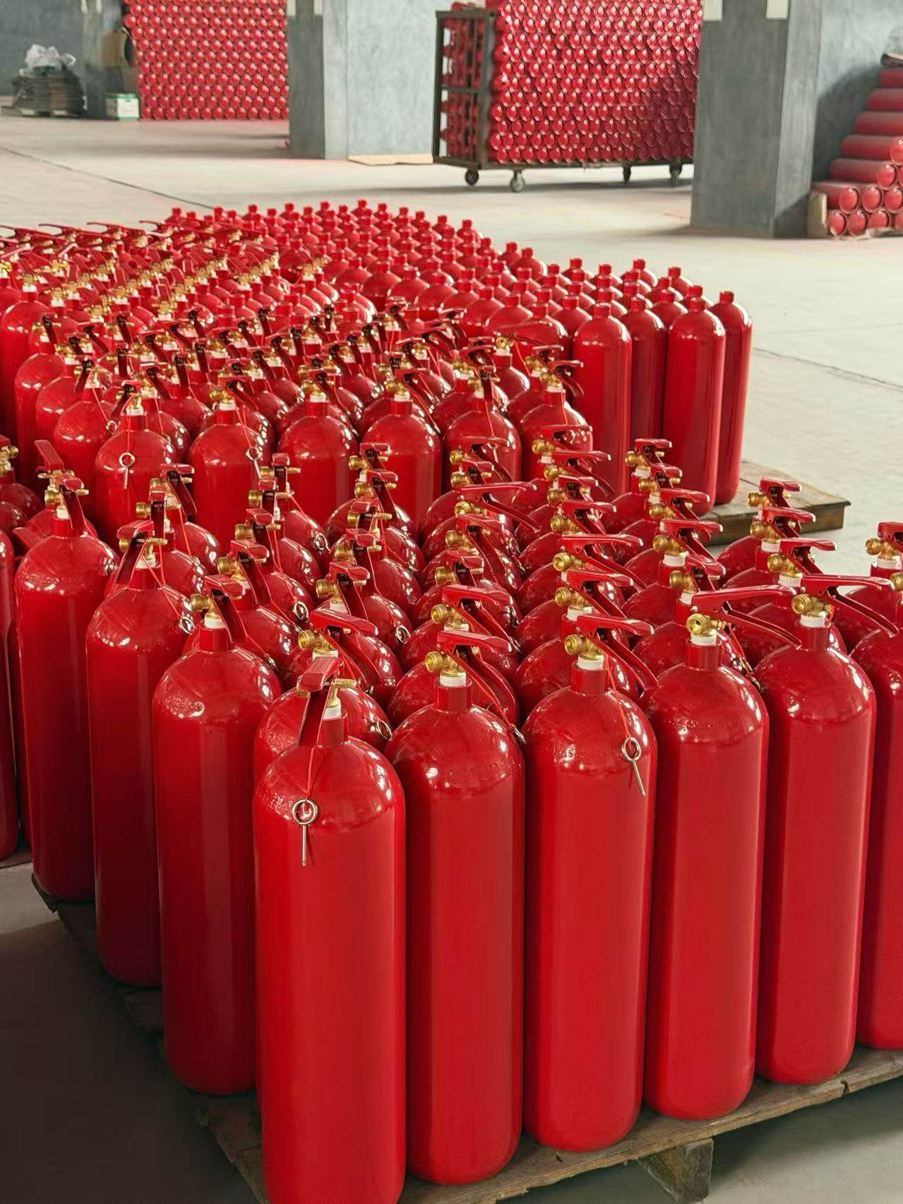 CO2 Carbon Dioxide Extinguisher – Side View