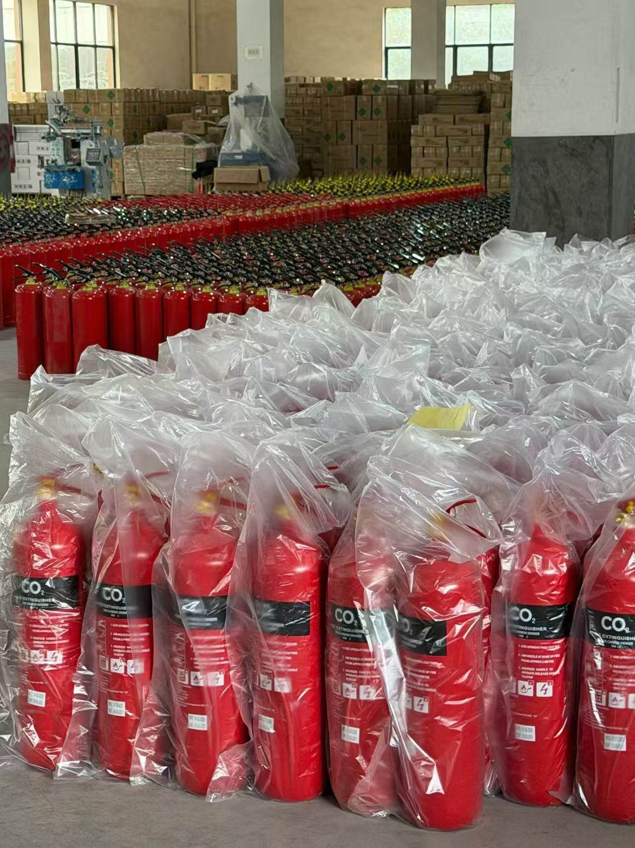 CO₂ fire extinguisher pressure gauge