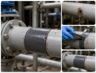 Beer factory pipeline leak repair coating