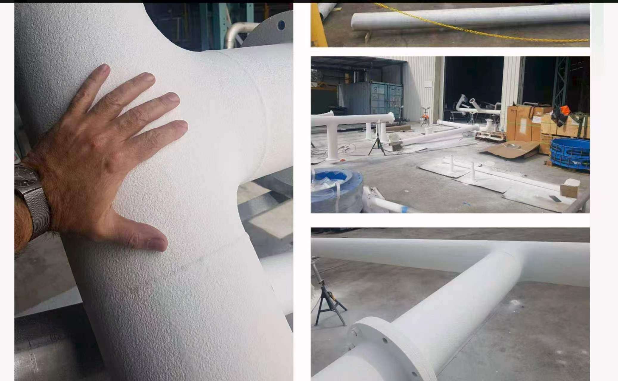 Cold insulation engineering for low-temperature pipelines in food processing plants