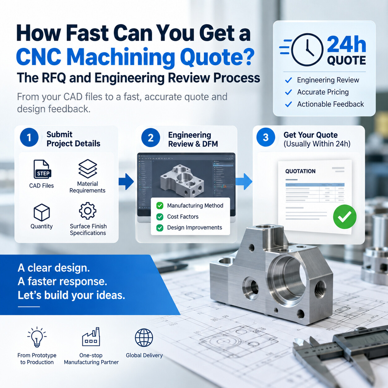 How Fast Can You Get a CNC Machining Quote?