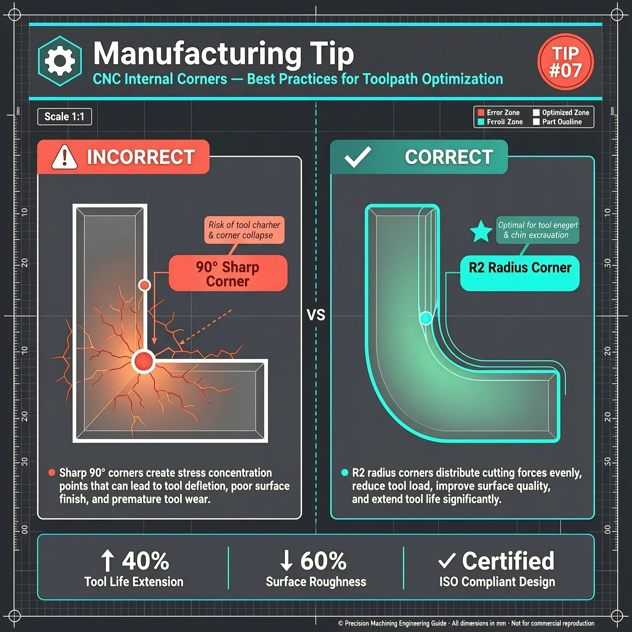 Manufacturing Tip: CNC Internal Corners