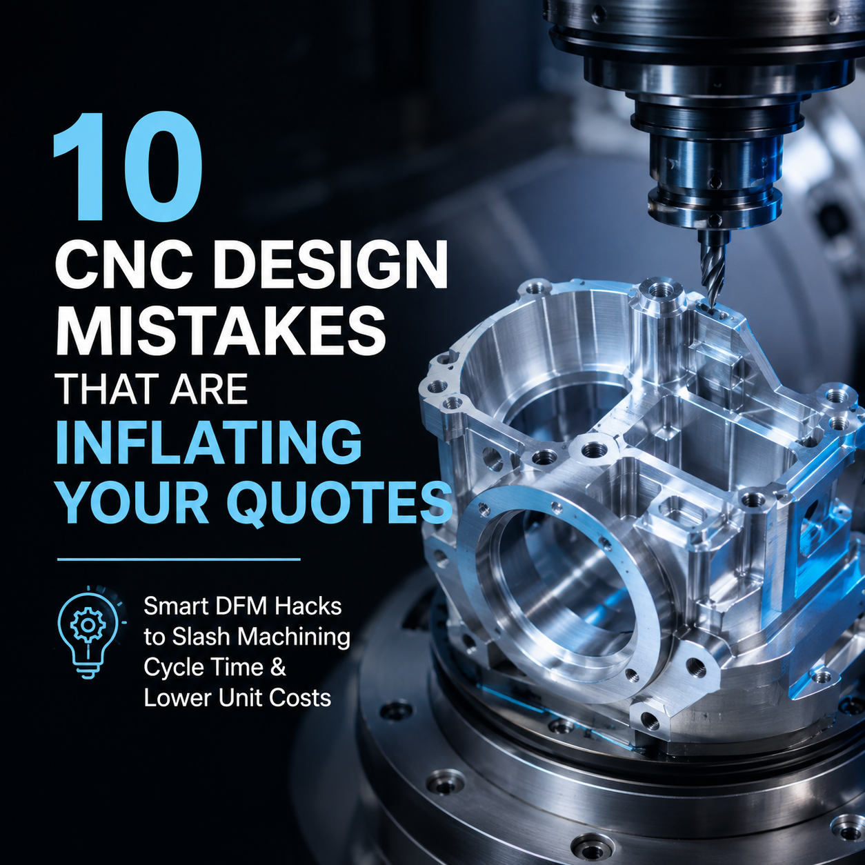 Guide 07: Design for CNC Machining: 10 Mistakes That Increase Cost