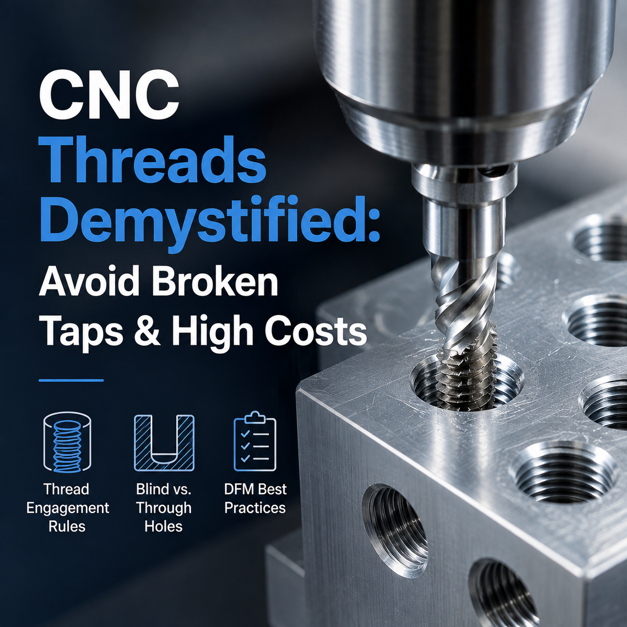 Guide 08: CNC Threads Explained: Everything You Need to Know Before Designing Threaded Holes