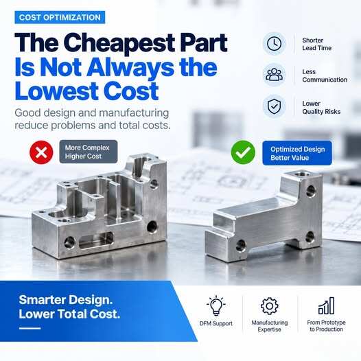 The Cheapest Part Is Not Always the Lowest Cost: Why Total Cost Matters in Manufacturing