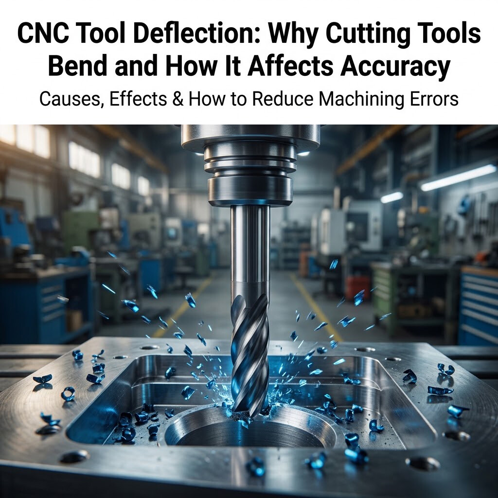 Guide 18: CNC Tool Deflection: Why Cutting Tools Bend and How It Affects Part Accuracy