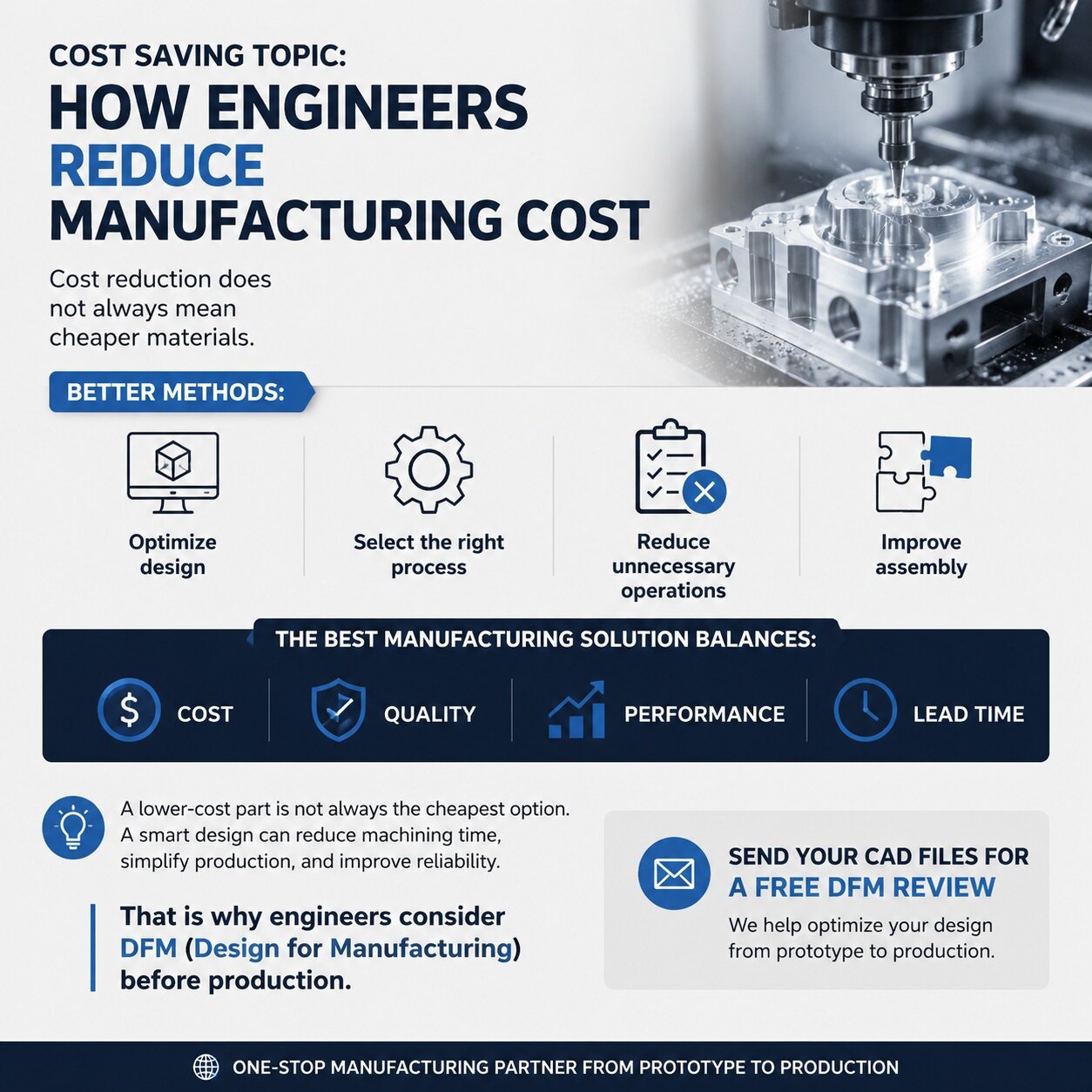 How Engineers Reduce Manufacturing Cost