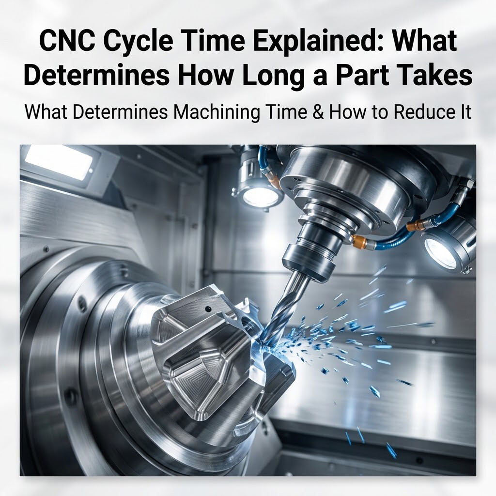 Guide 19: CNC Cycle Time Explained: What Determines How Long a Part Takes to Machine