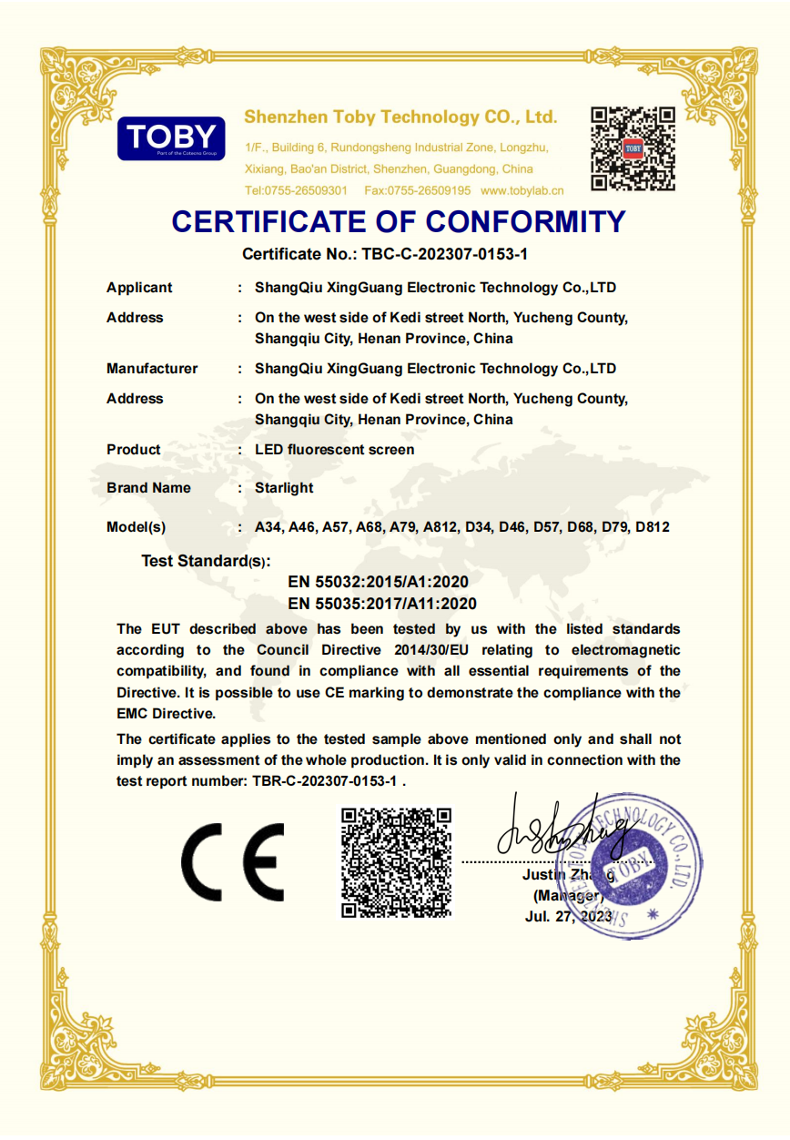 CE Certificate