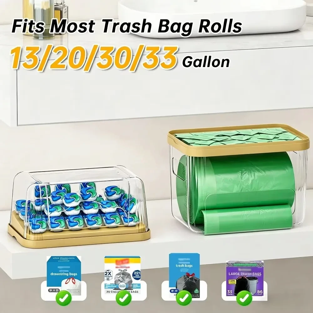 The Clearview Dual Chambe-Where laundry pods and bag rolls live in plain sight view 5