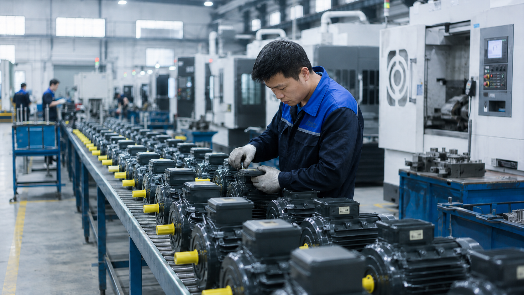 Finished Motor Quality Inspection Workshop