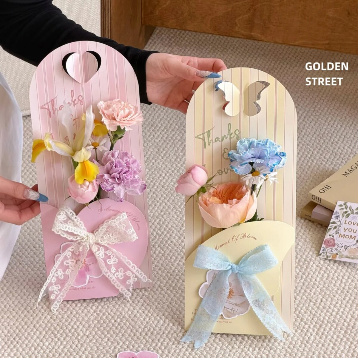 Butterfly flower card
