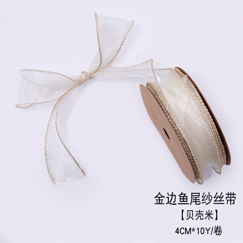 Lustrous edge illusion lace ribbon view 14