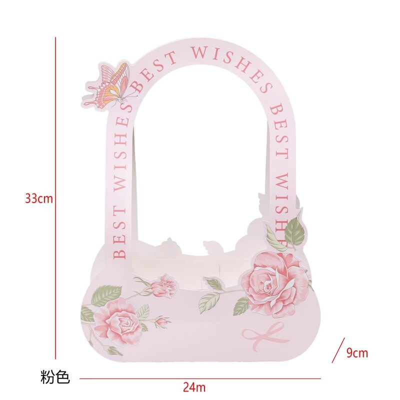 Portable flower basket view 2