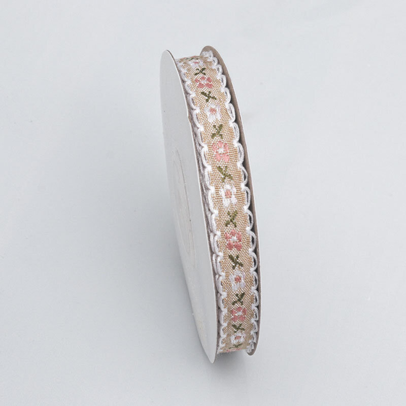 Embroidered lace trim view 6