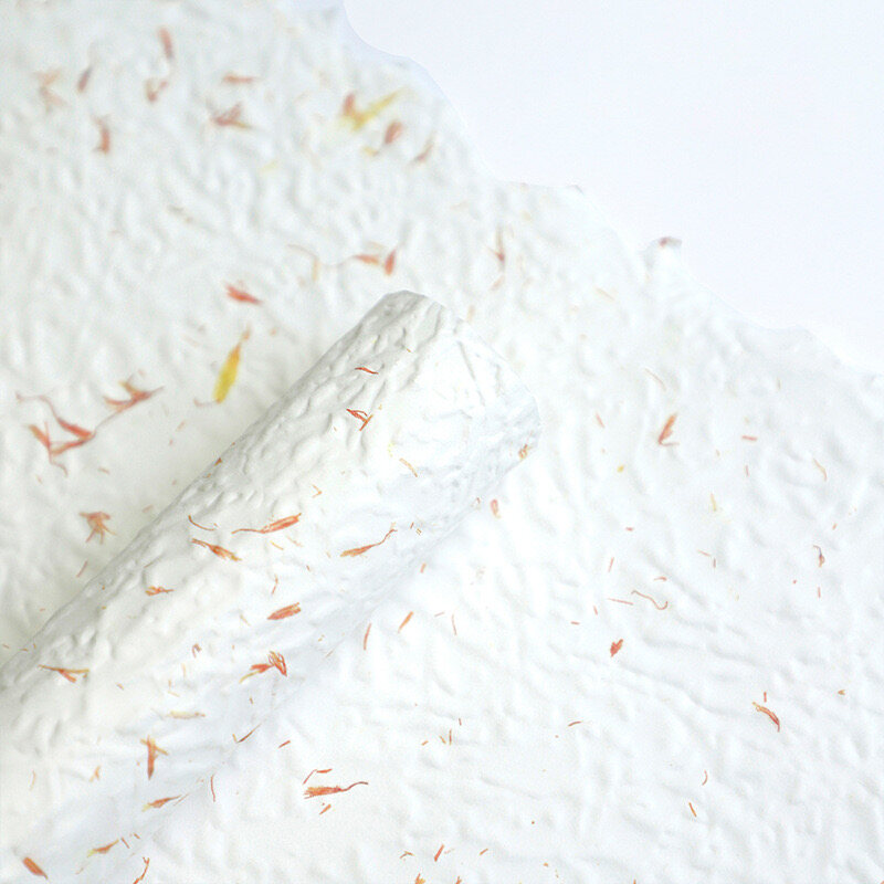Hand-sliced flower petal paper-thin paper view 5