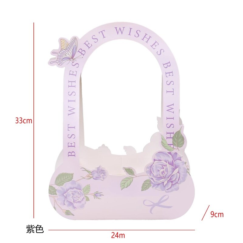Portable flower basket view 3
