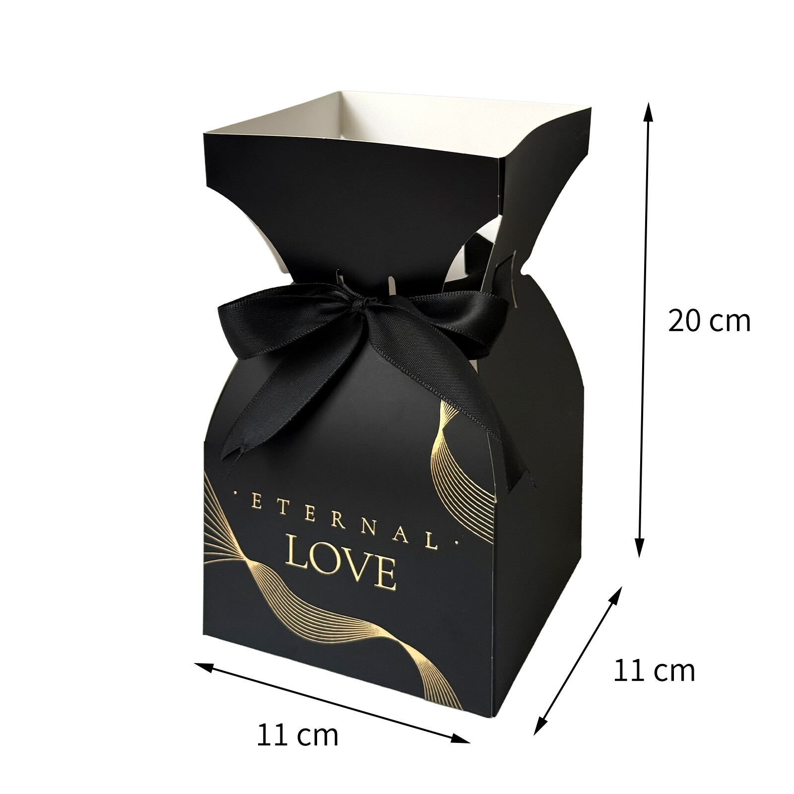 Floral packaging box view 2