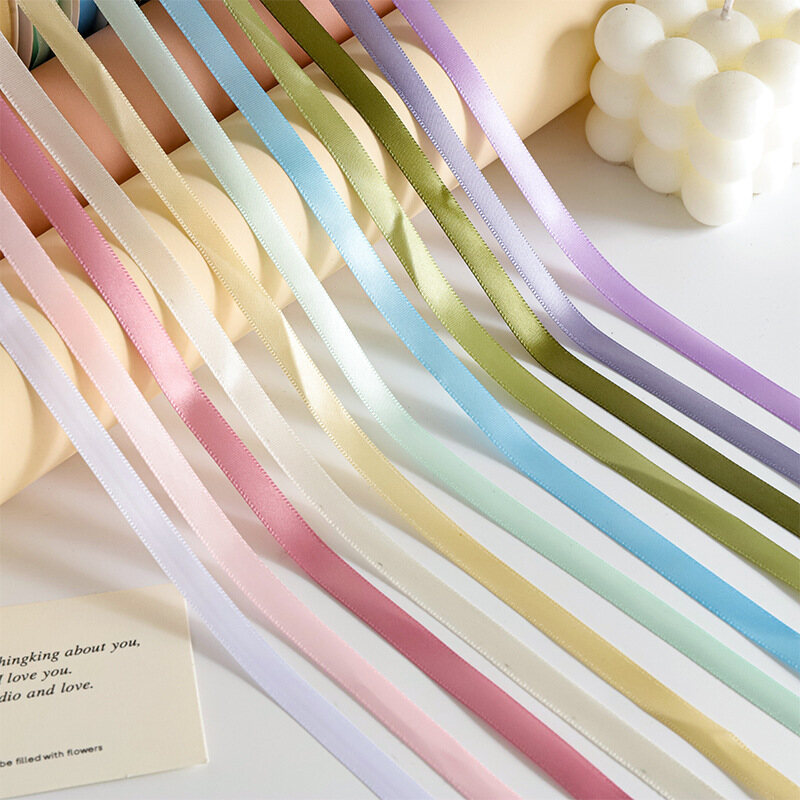 Solid Color Polyester Satin Ribbon