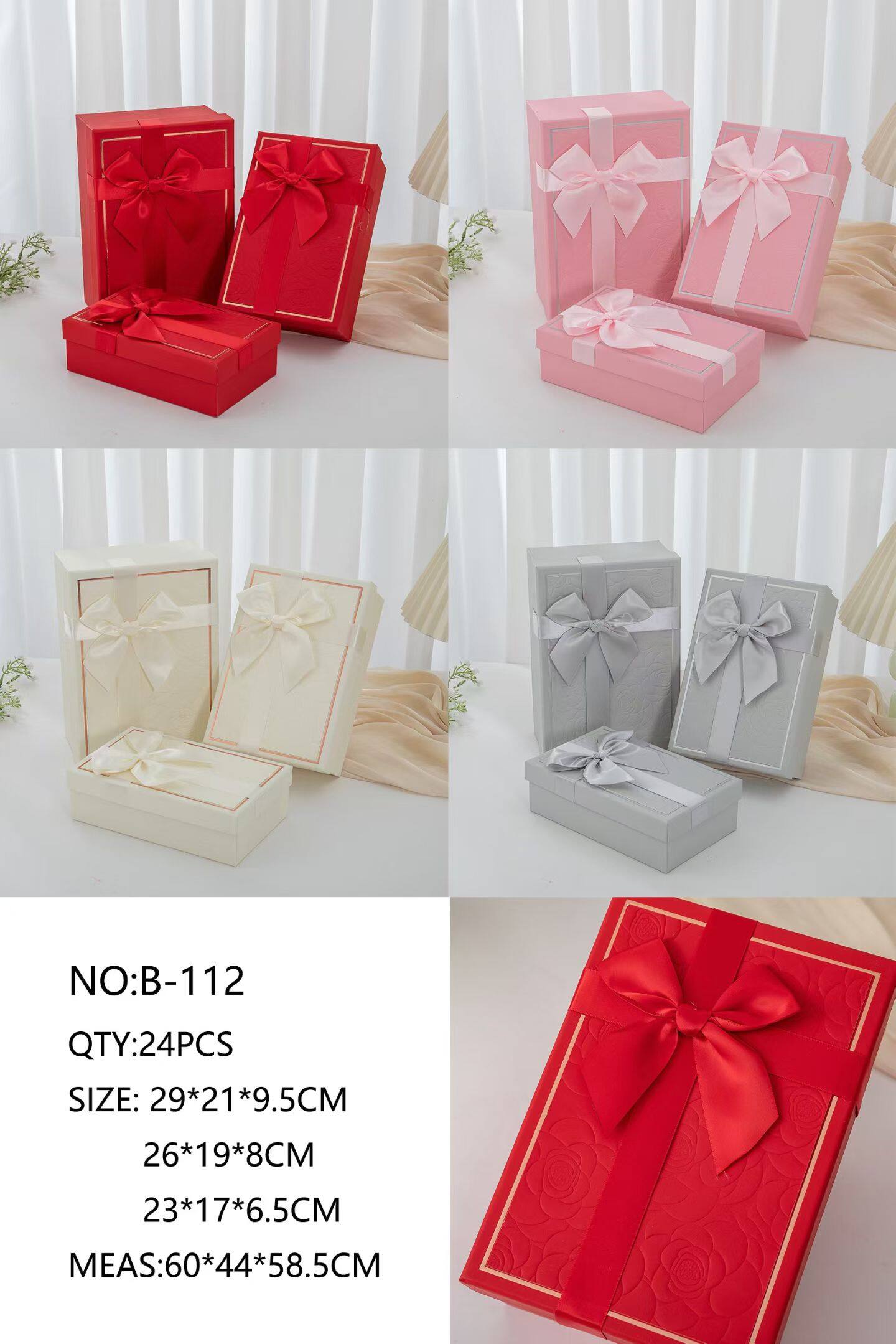 Camellia flower embossed pattern earth cover gift box
