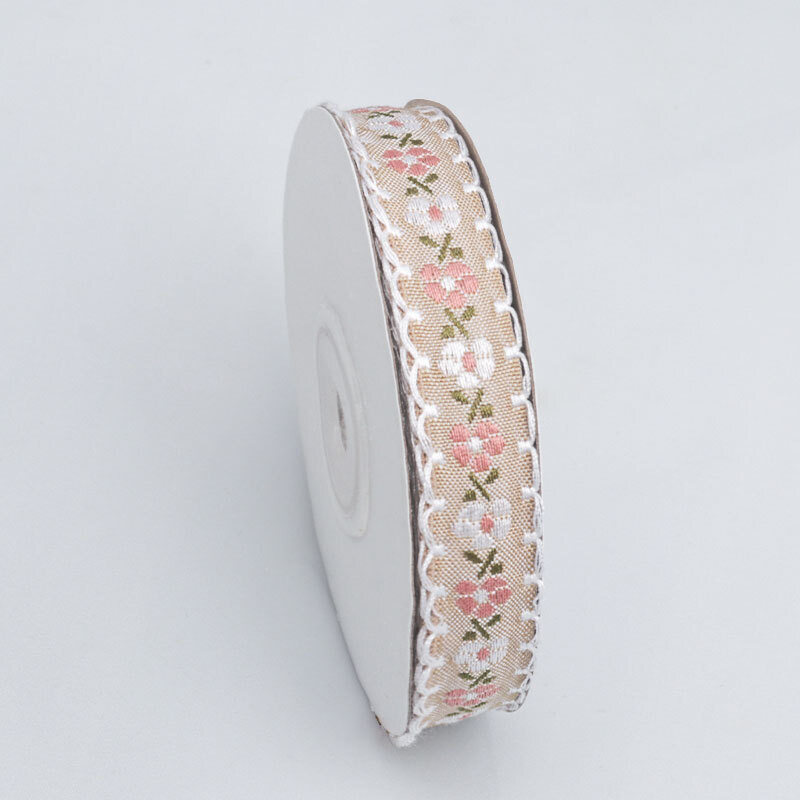 Embroidered lace trim view 4