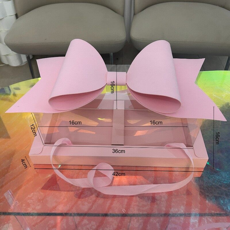 Portable butterfly cake box view 2