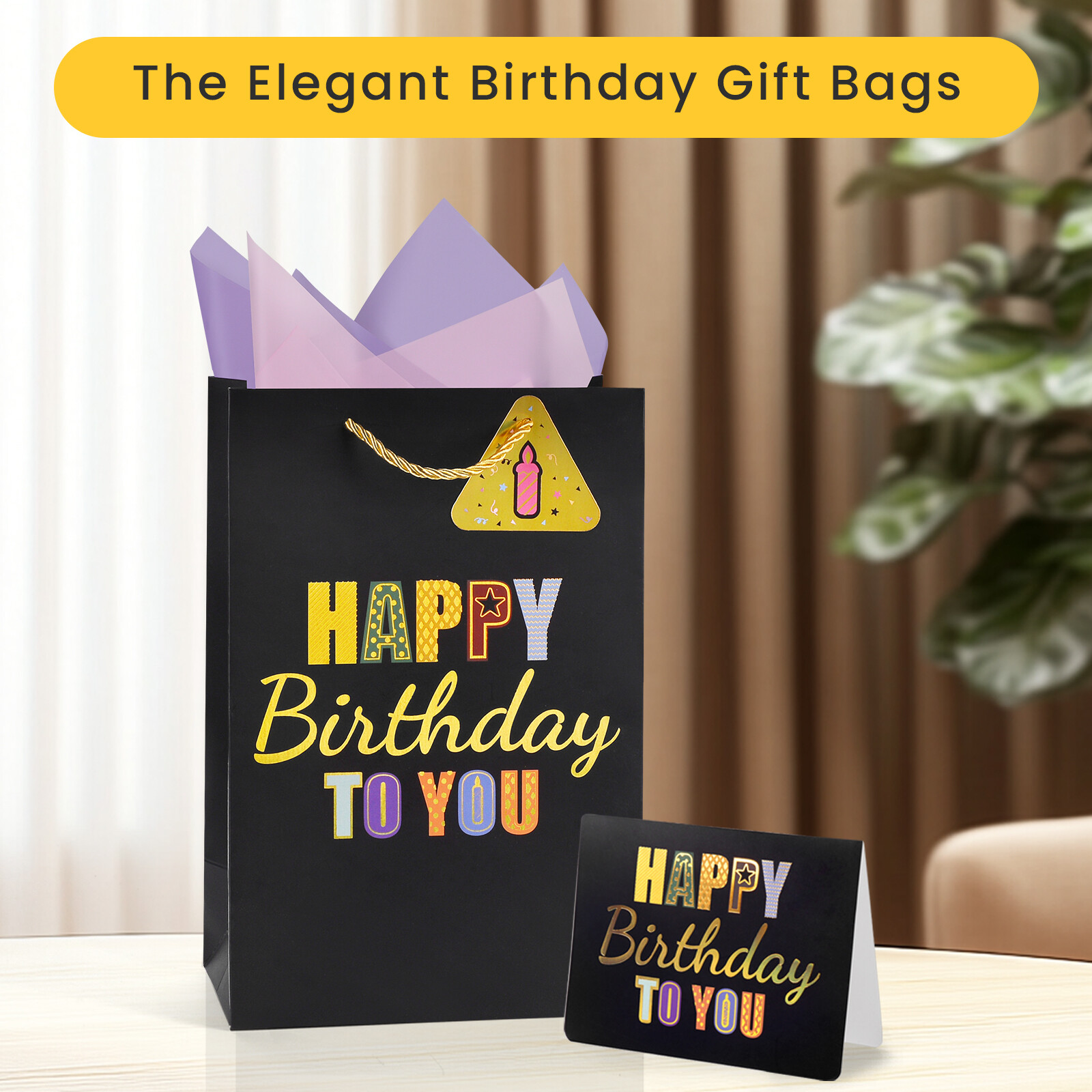 wine gift bag, birthday wine bag,