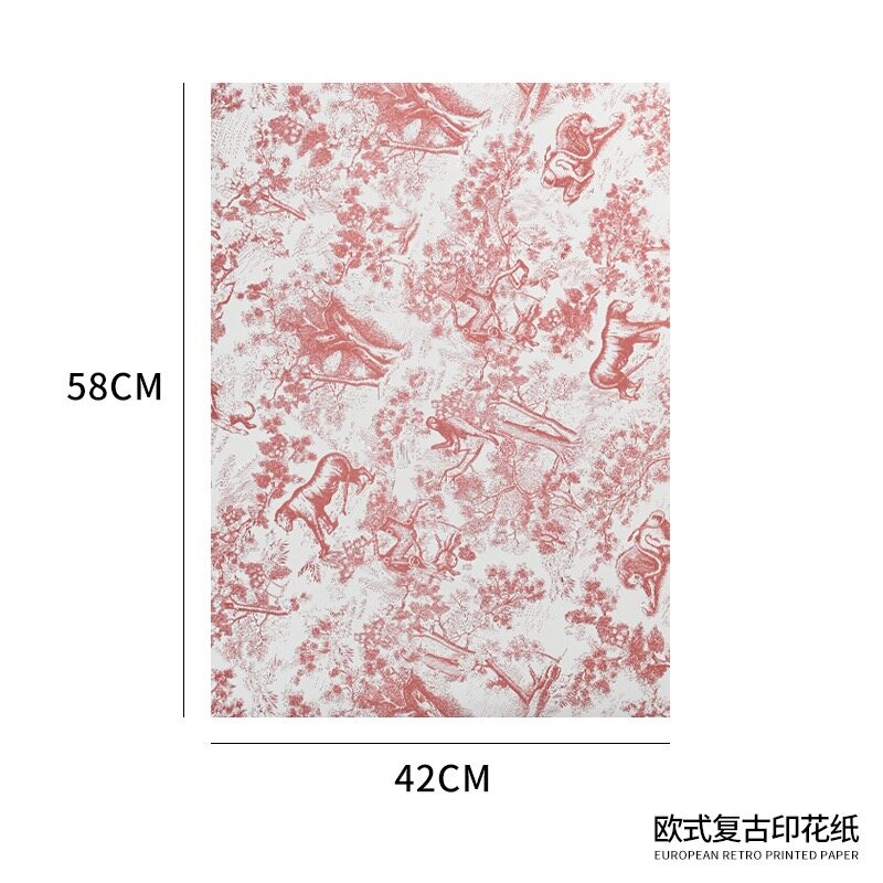 Afternoon tea red wine waterproof film wrapped flower paper view 4