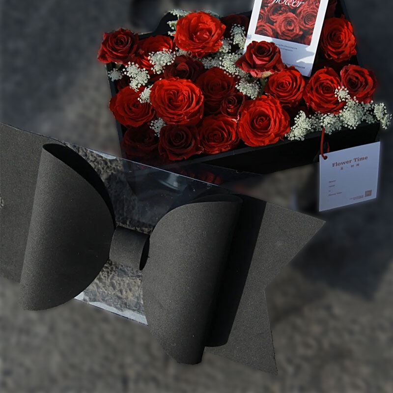 Bow Handle Fruit & Flower Gift Box view 4