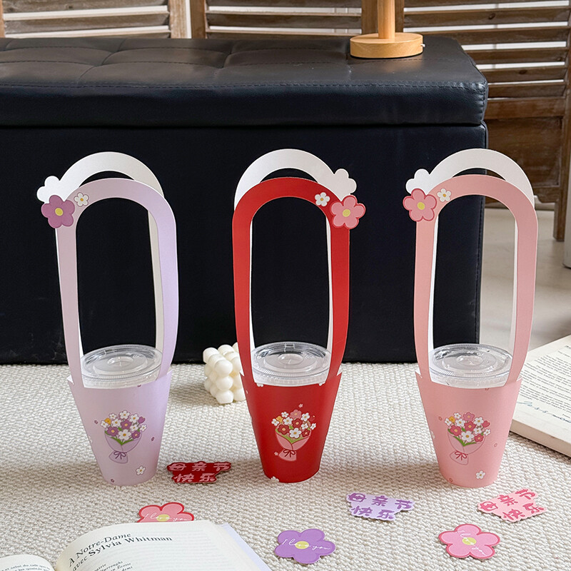 Small flower basket view 2