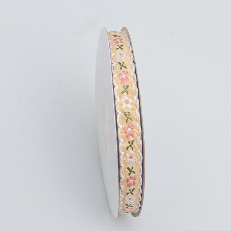 Embroidered lace trim view 9