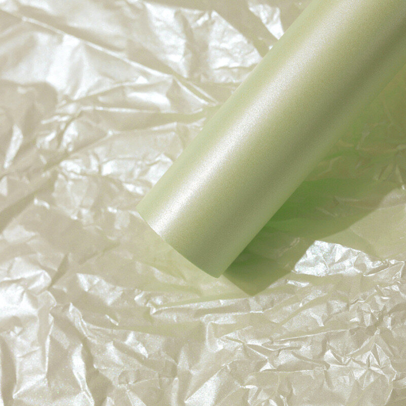 Glowing Pearl Shimmer Soft Texture Snow Pear Paper view 7