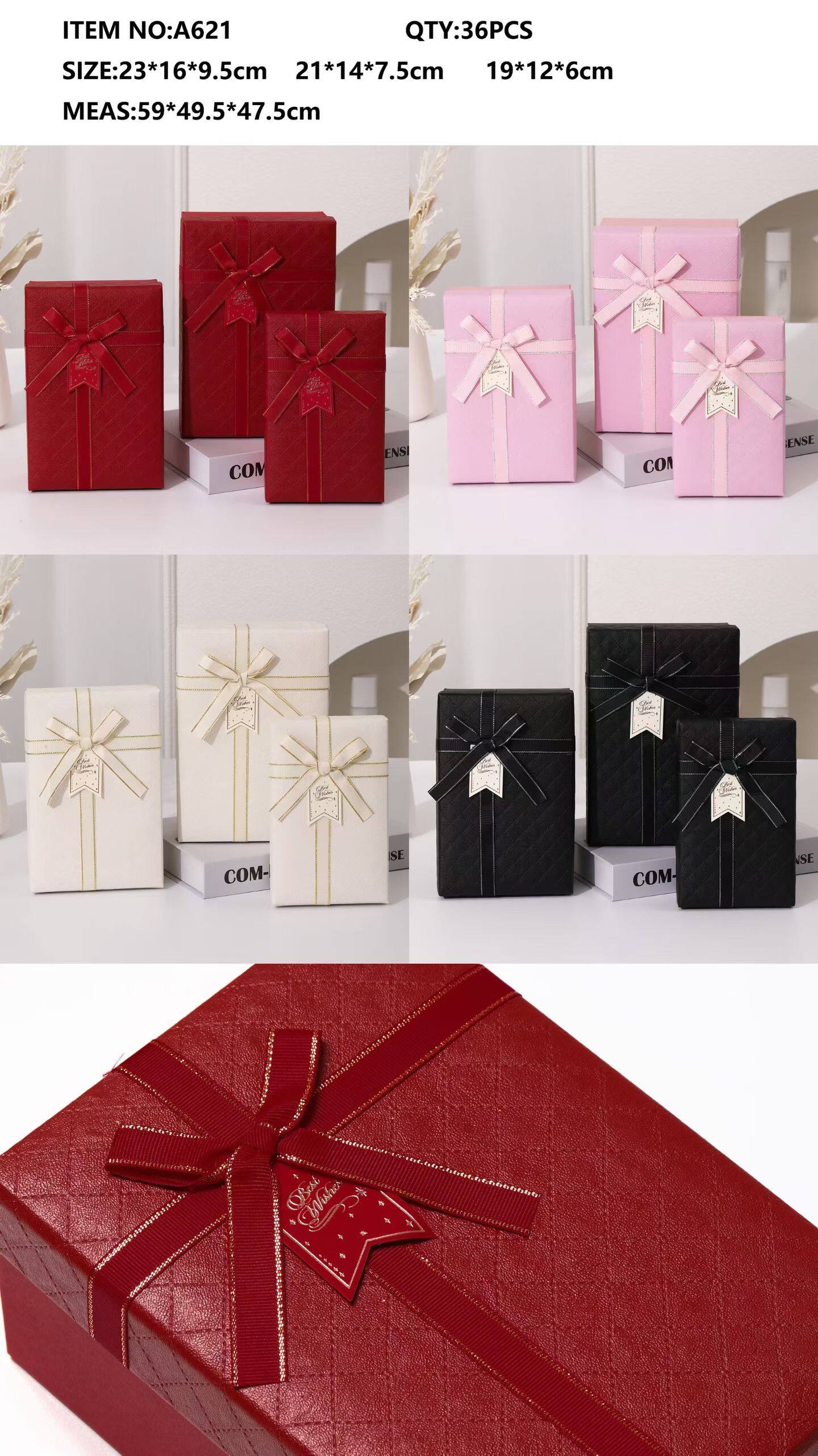 Luxury-Style Striped Butterfly Knot Gift Set