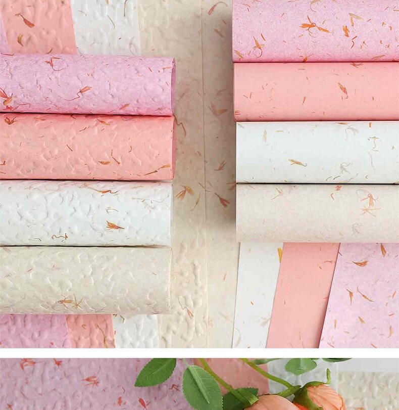 Embossed Petal Paper