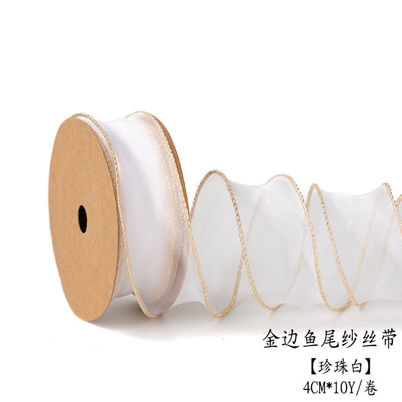 Lustrous edge illusion lace ribbon view 11