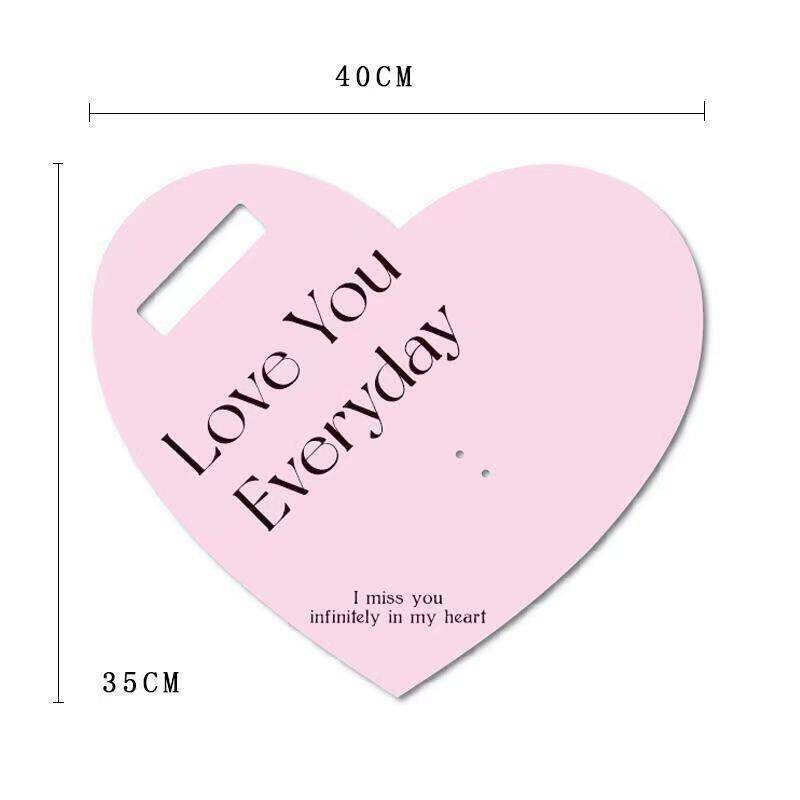 Heart-shaped flower card view 5