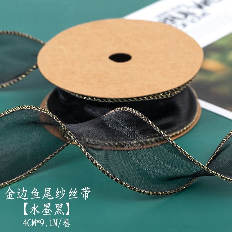 Lustrous edge illusion lace ribbon view 12