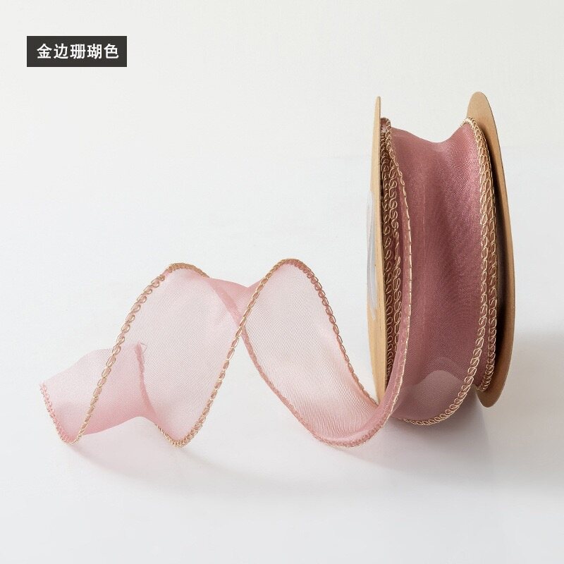 Lustrous edge illusion lace ribbon view 9